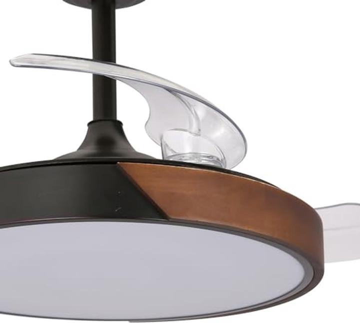 Produktbild Wonderlamp Opklapbare Mini-Ventilator mit LED-Licht, dimmbar, 3 Farbtemperaturen, energieeffizient