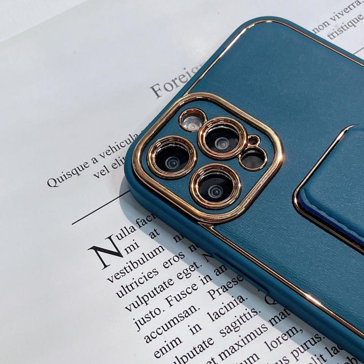 Produktbild Hurtel New Kickstand Case case for iPhone 13 Pro Max with stand green (Apple iPhone 13 Pro Max)