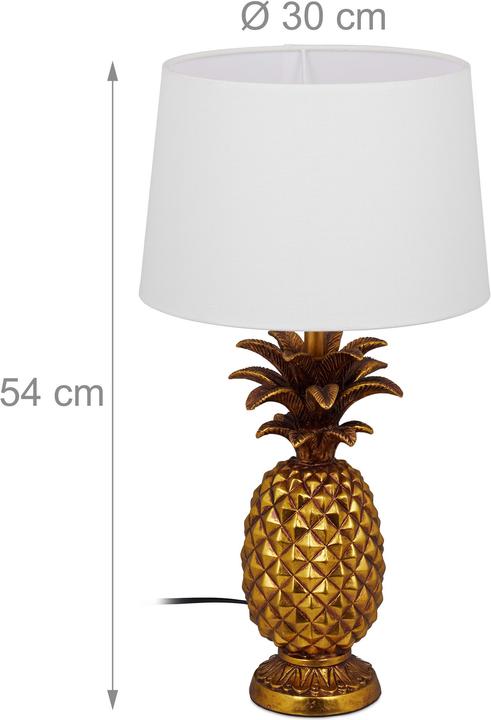 Produktbild Relaxdays Tischlampe Ananas (E27)