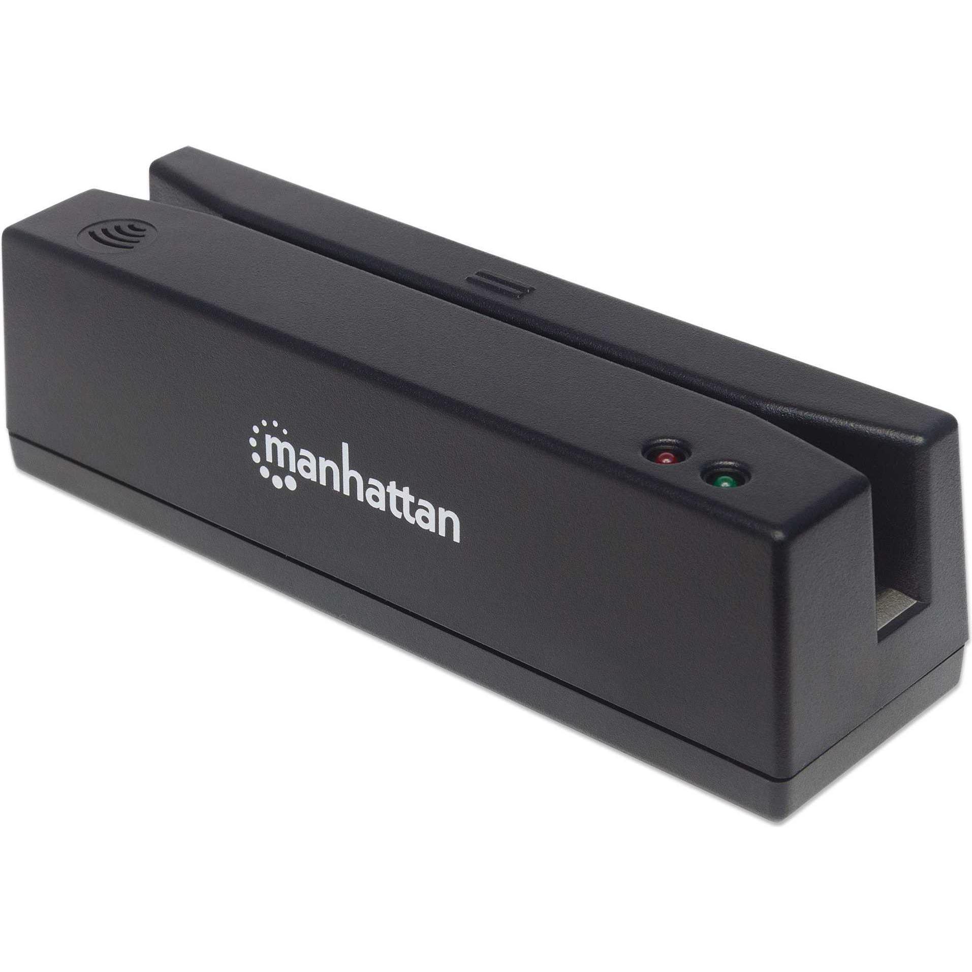 Thumbnail - Manhattan Magnetkartenleser (USB), Speicherkartenlesegerät, Schwarz