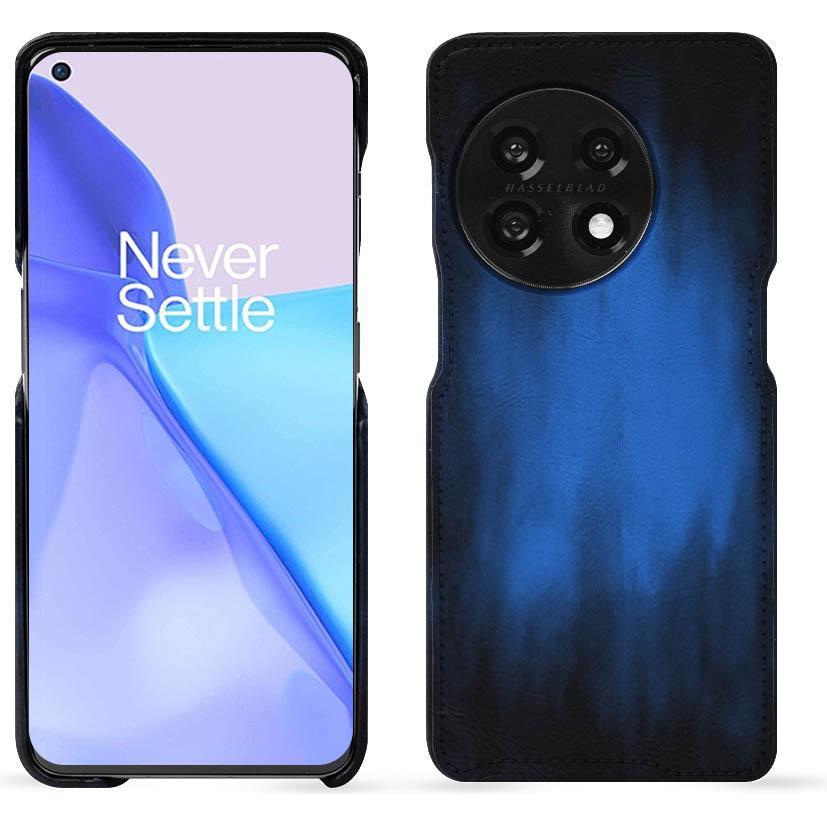 Noreve Lederschutzhülle (OnePlus 11), Smartphone Hülle, Blau
