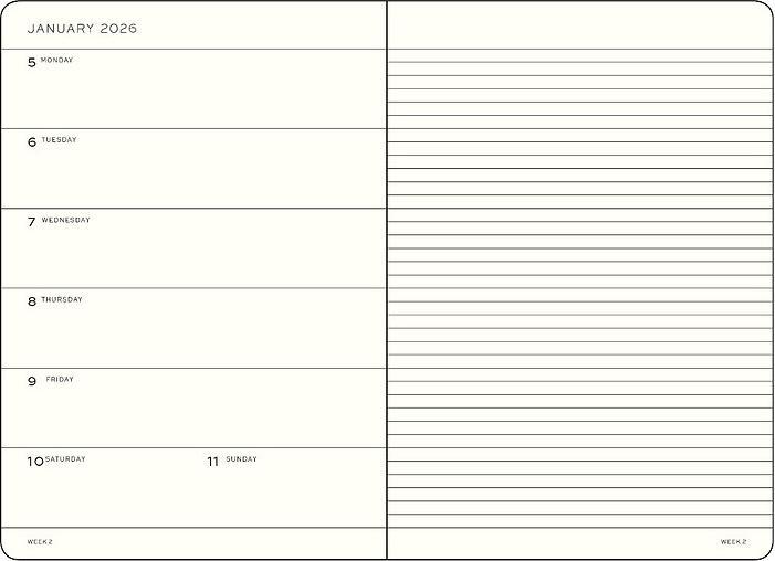 Immagine prodotto Leuchtturm1917 Agenda Sommer Medium (1 settimana / 1 pagina)