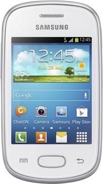 Samsung S5280 Galaxy Star (4 Go, Ceramic White, 3", 2 Mpx, 2G)