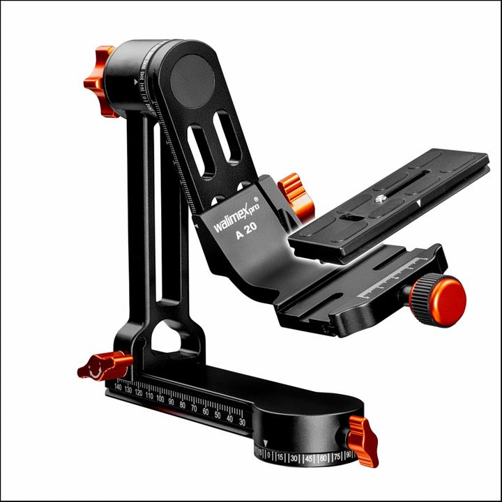 Actual product image Walimex pro pro Gimbal Head A20 Aluminium (3-way Panhead)