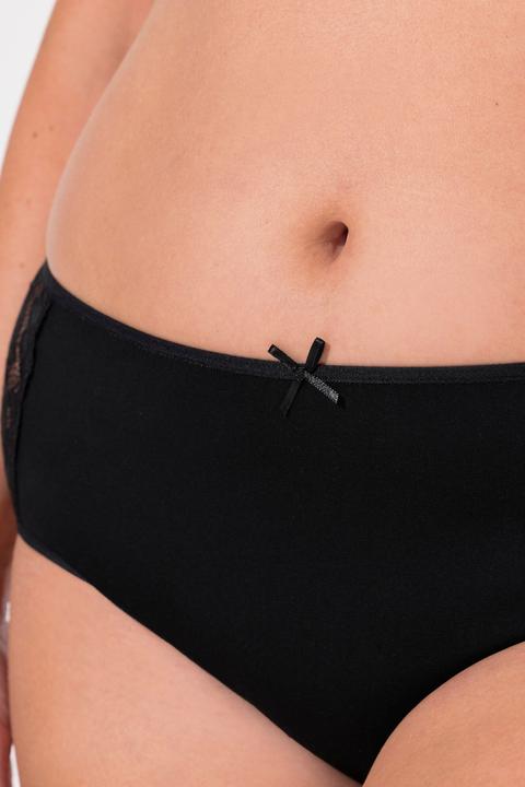 Produktbild Ulla Popken Midislips, 3er-Pack, seitlich mit Spitze (46, 48, 3er Pack)