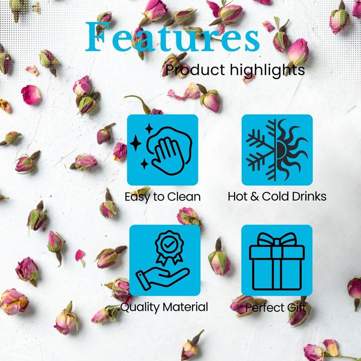 Produktbild Intirilife Schmetterling Teetasse (1x)