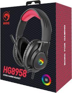 Actual product image Marvo headphones HG8958 Red (QMMWM58UGB00) (Cable)