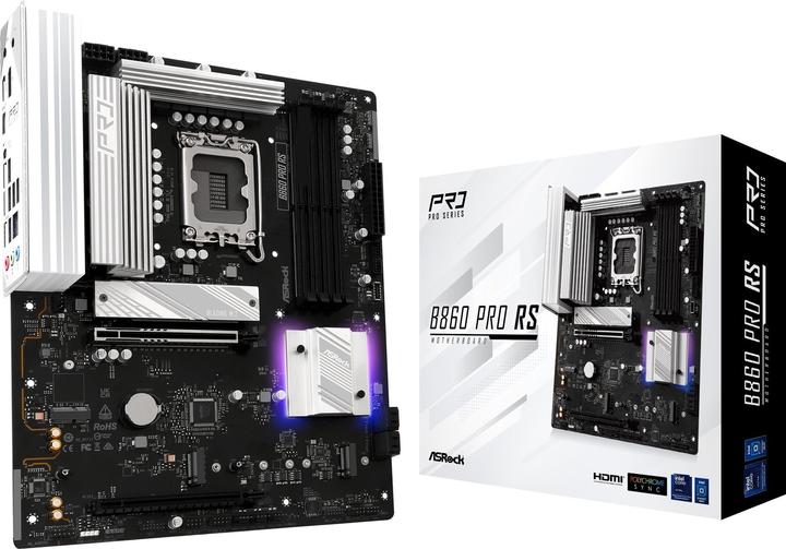 AsRock B860 Pro RS (LGA 1851, Intel B860, ATX)