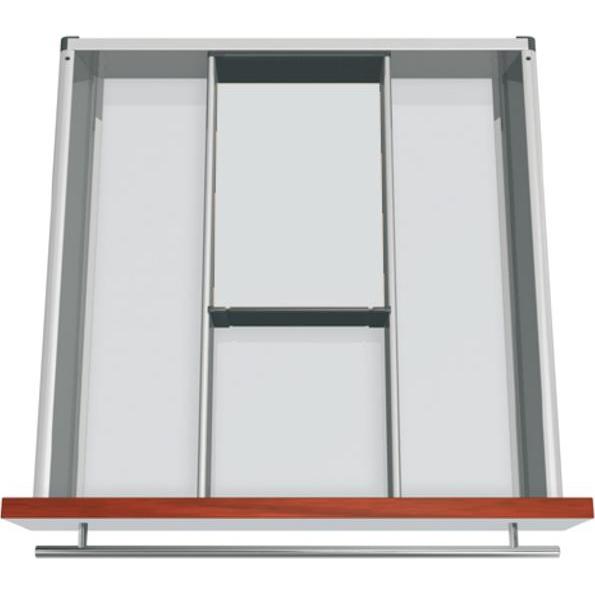 Blum Orga-Line Besteckeinsatz Facheinteilungs-Set KB 450-599mm, NL 500mm, grau, Besteckkasten, Grau