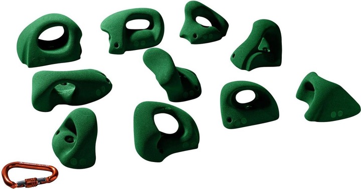 Produktbild Entre Prises Klettergriffe Essential Jugs XL ehemals Grab It II (Dunkelgrün)