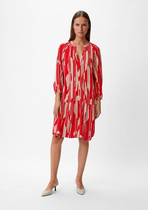 Image du produit Comma Kleid Volantkleid aus Viskose (36)