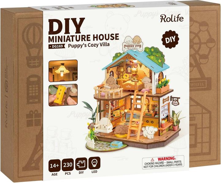 Produktbild Robotime Welpen Villa