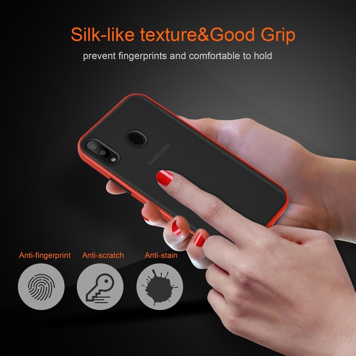 Produktbild Cadorabo Hybrid Matt Cover (Samsung Galaxy M30)