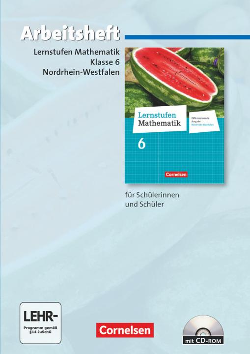 Immagine prodotto Lernstufen Mathematik - Differenzierende Ausgabe Nordrhein-Westfalen - 6. Schuljahr (Tedesco, 2013)