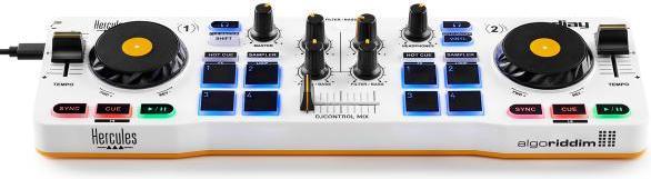 Actual product image Hercules DJ Control Mix Controller with headphones