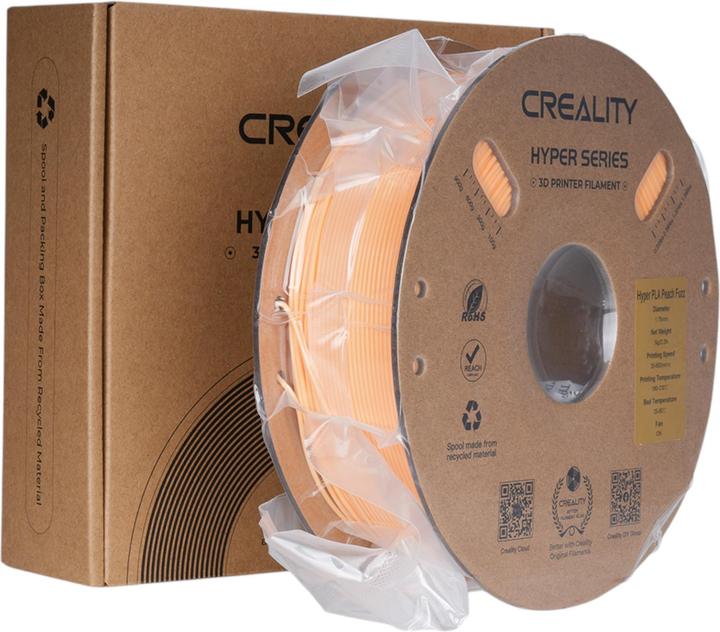 Immagine prodotto Creality Filamento PLA Hyper, Peach, 1,75 mm, 1 kg (PLA, 1.75 mm, 1000 g, Rosa)