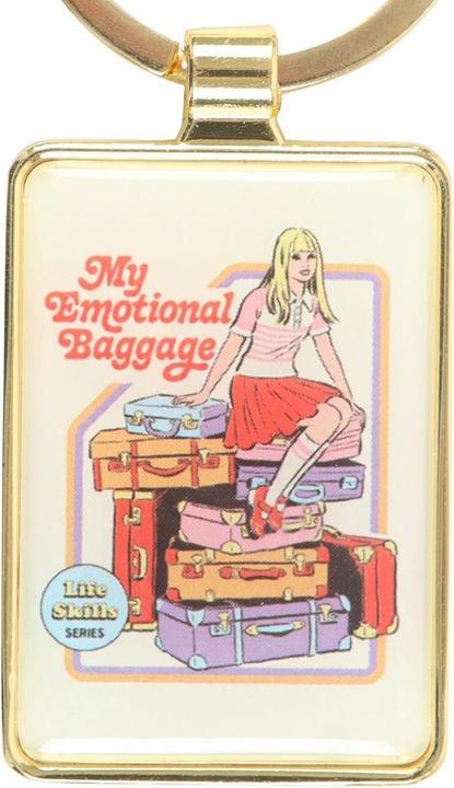 Actual product image Steven Rhodes My Emotional Baggage Keyring