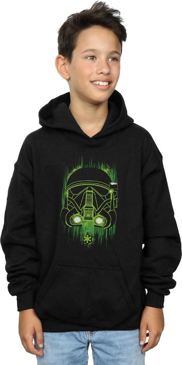 Produktbild Star Wars Rogue One Death Trooper Green Helmet Kapuzenpullover Jungen (140, 146)