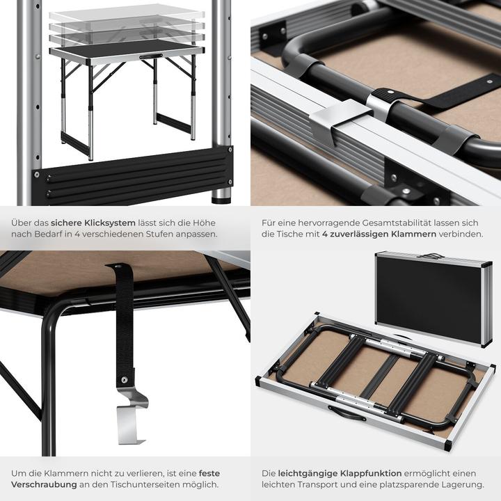 Actual product image tectake Wallpaper tables