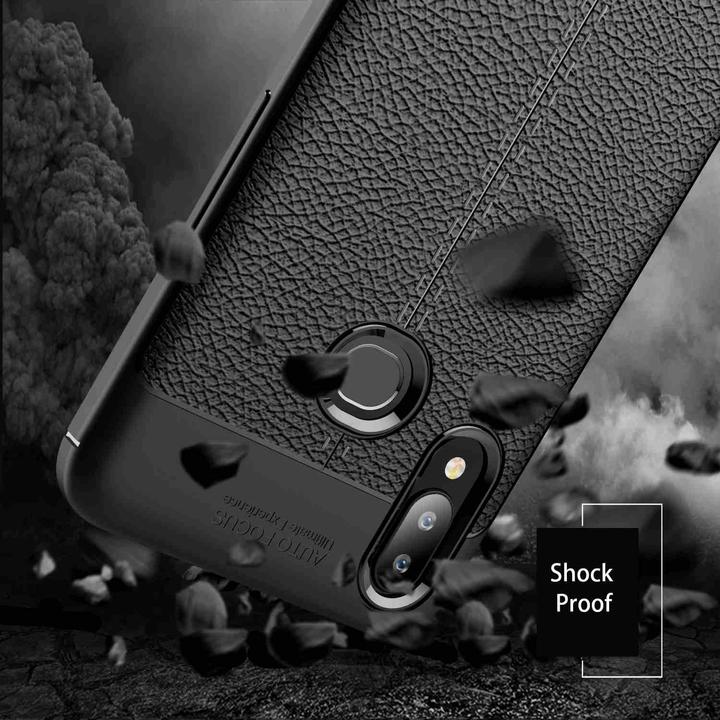 Actual product image Cadorabo TPU Cover Faux Leather Structure (Samsung Galaxy A10s, Samsung Galaxy M01s)