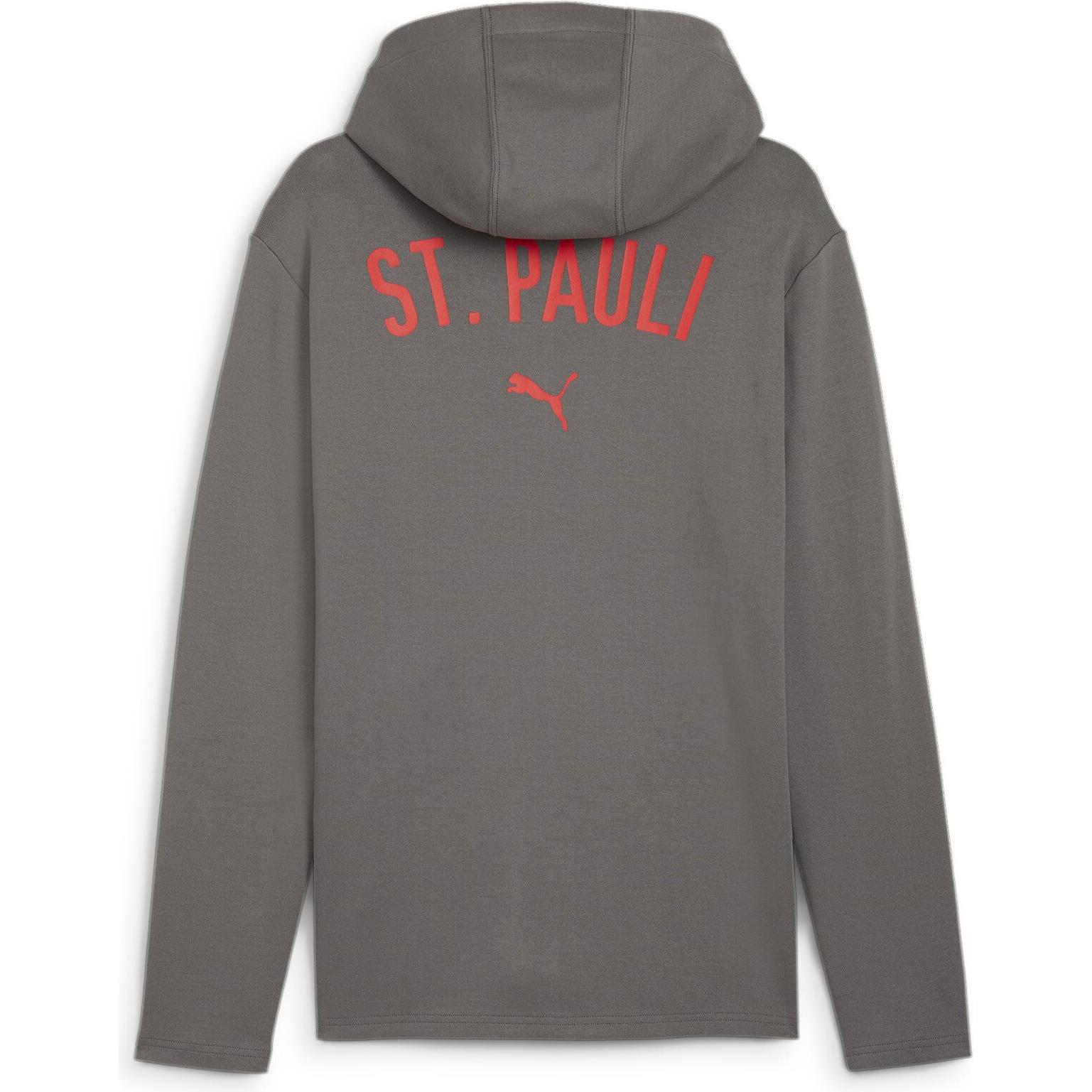 Thumbnail - Puma, Herren, Laufjacke, FCSP Casuals Hooded Jkt (L), Grau, L