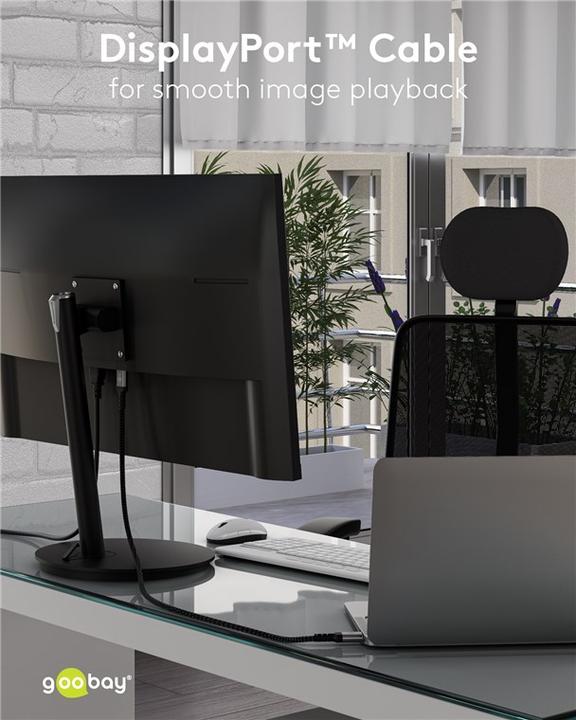 Produktbild Goobay DisplayPort — DisplayPort (2 m)