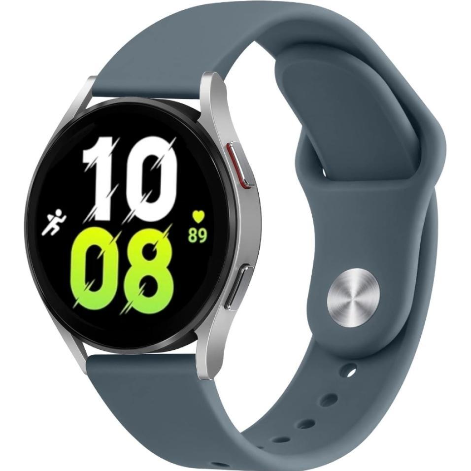 Screenguard Samsung Galaxy Watch5 Silicone Strap Sportarmband (Silikon), Uhrenarmband, Blau