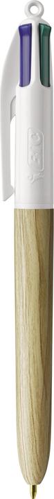 Immagine prodotto Bic Penna a sfera retrattile 4 colori stile legno (Natura/bianco, 1 x)
