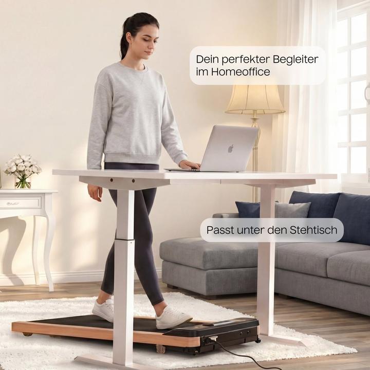 Actual product image Twheels WalkingPad oak treadmill