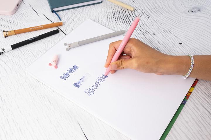 Image du produit EberhardFaber Stylo gel Animal Erase It Lama, 0.7 mm (Beige clair, 1 x)