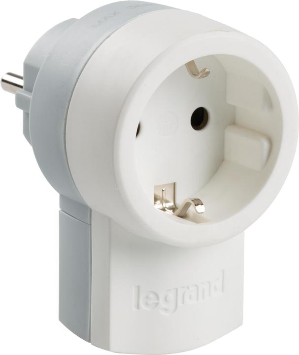 Actual product image Legrand Earthing contact plug with socket, single