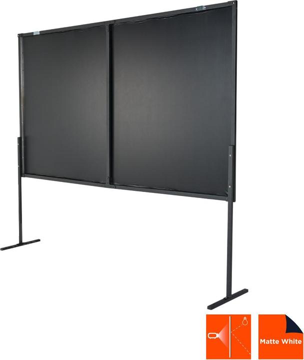 Image du produit Celexon basic line Écran sur cadre pliable 16:9, 100" - Écran sur cadre, home cinéma et plein air (100", 16:9)