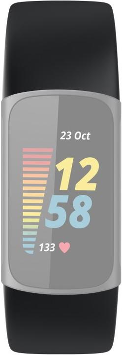 Produktbild Hama Armband für Fitbit Charge 5, Uhrenarmband zum Tauschen, universal, Schw. (22 mm, Thermoplastische Polyurethane (TPU))