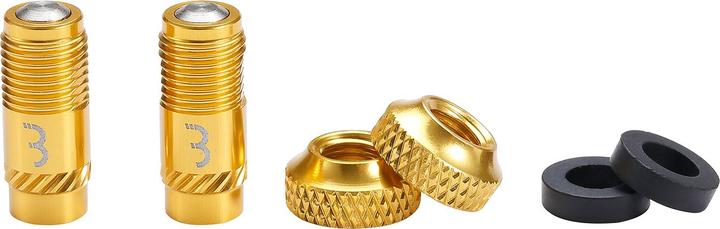 Produktbild BBB Presta CoreCap gold, 2 Stück (23 mm)