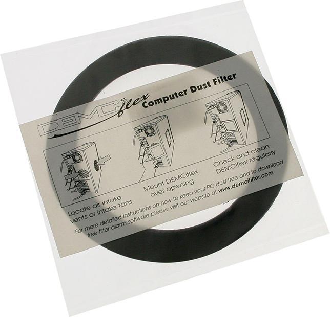 Actual product image DEMCiflex Dust filter 80mm, round