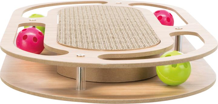 Actual product image Trixie Scratchboard with wooden frame (Cat ball toy)