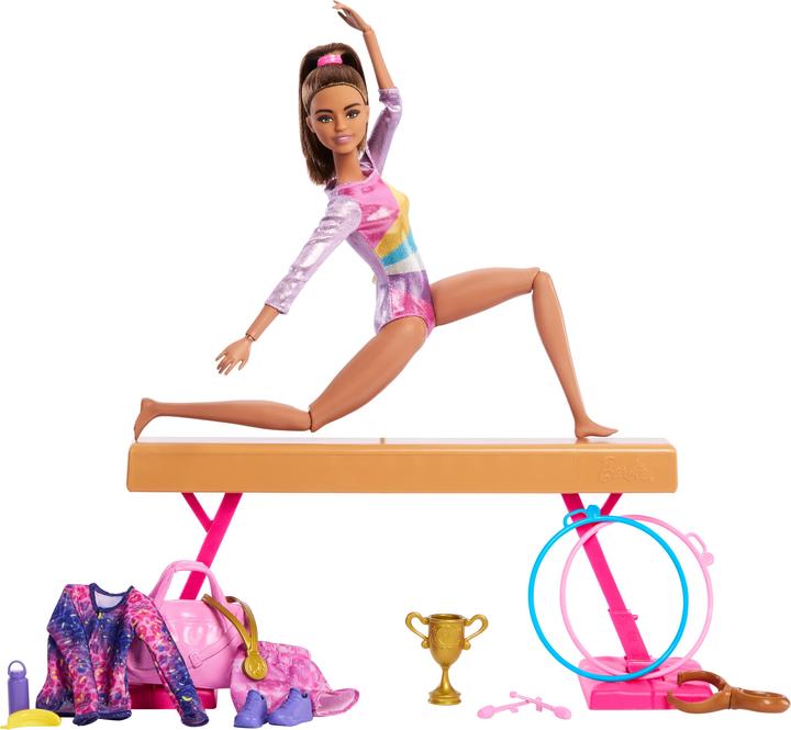 Actual product image Mattel Barbie gymnastics playset