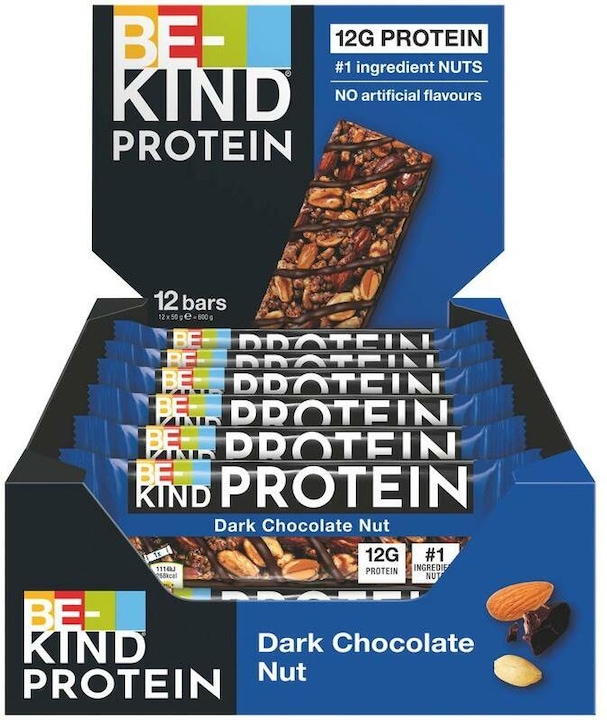Be-Kind Noci proteiche al cioccolato fondente (Noci, 12 pz., 600 g)