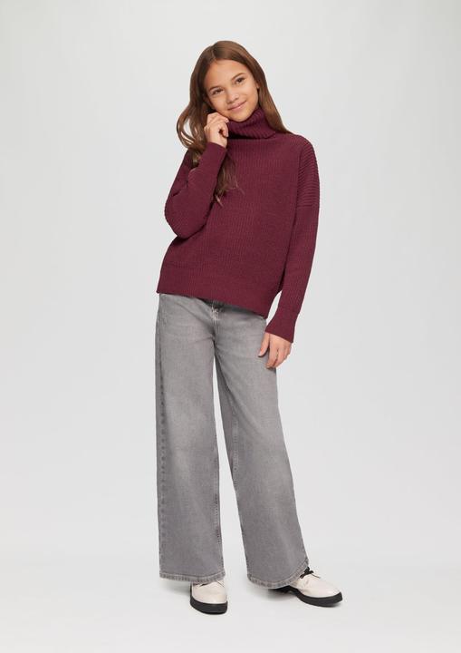 Produktbild S.Oliver Strickpullover Strickpullover mit Rollkragen im Relaxed Fit (170, 176)
