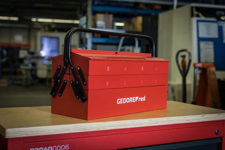 Actual product image Gedore Red Toolbox unassembled