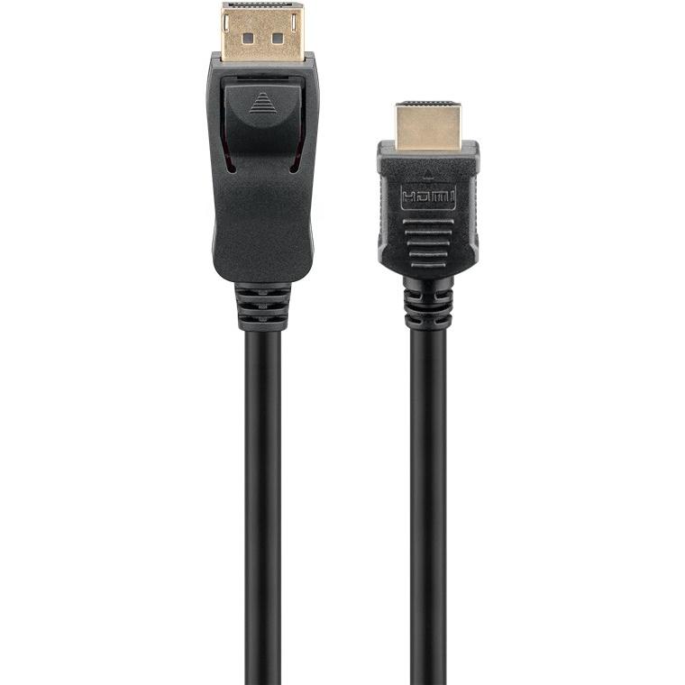 Thumbnail - Goobay DisplayPort — HDMI (Typ A) (1 m, HDMI, DisplayPort), Video Kabel