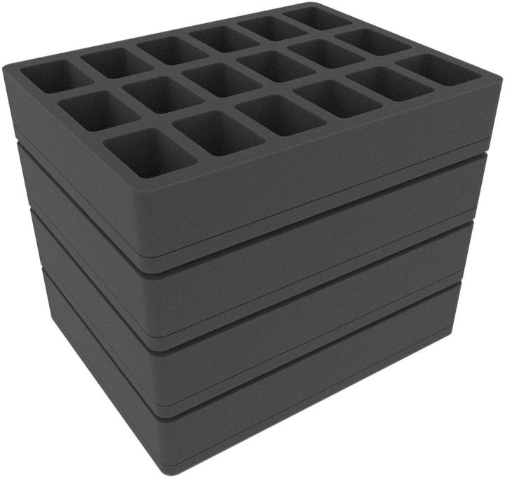 Image du produit Feldherr CR06SET - Kit de mousse pour mallette de combat Citadel - 72 miniatures (Mousse)