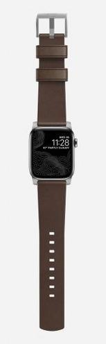 Image du produit Nomad Sangle de connexion moderne (44 mm, Cuir, Acier inoxydable, Apple Watch Series 4, Apple Watch Series 5, Apple Watch Series 6, Apple Watch SE)