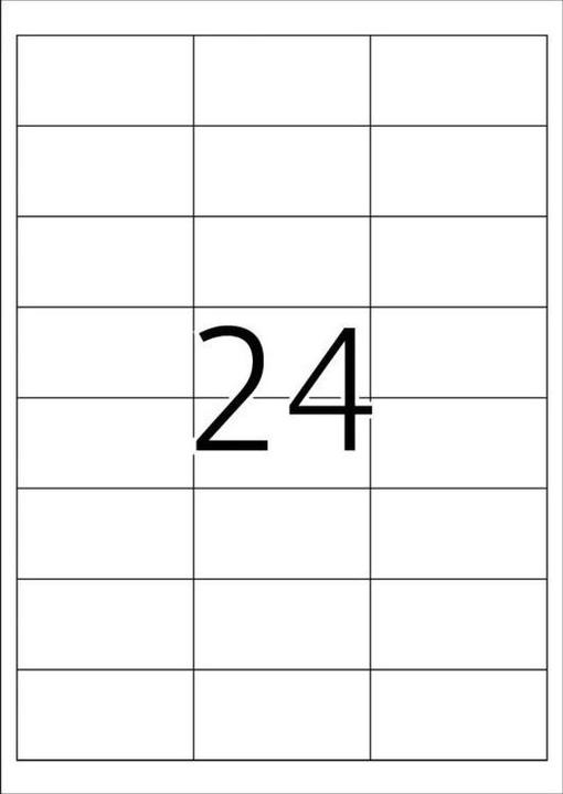 Actual product image HERMA Universal labels A4