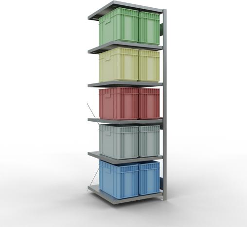 Actual product image Schulte Lagertechnik MULTIplus250 boltless bay system with cross brace