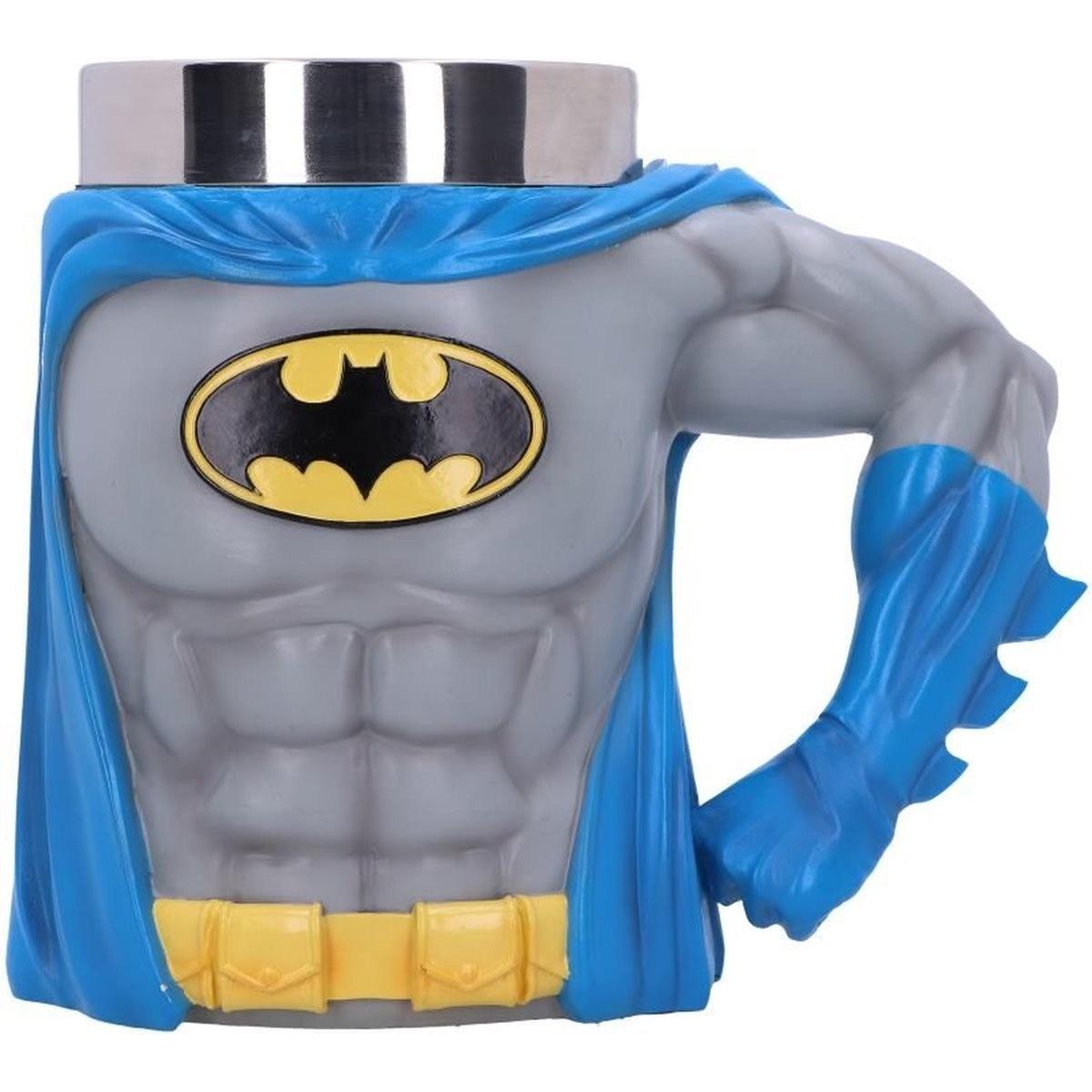 Nemesis Now Boccale Batman Hero 16,3 cm, Tazza, Argento, Grigio