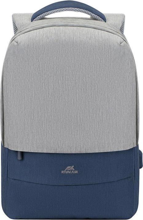 Actual product image Rivacase 7567 Grey Dark Blue Notebook Backpack up to 17.3"