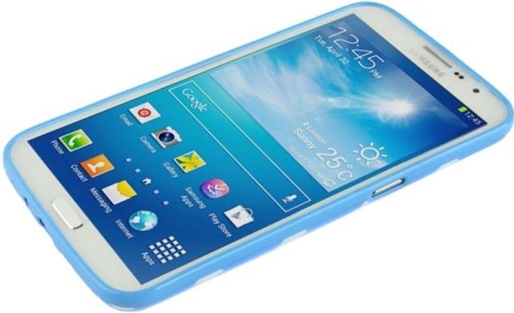 Actual product image König Design Protective cover TPU dots Case for mobile Samsung Galaxy Mega 6.3 / i9200 blue (Samsung Galaxy S4 I9500)