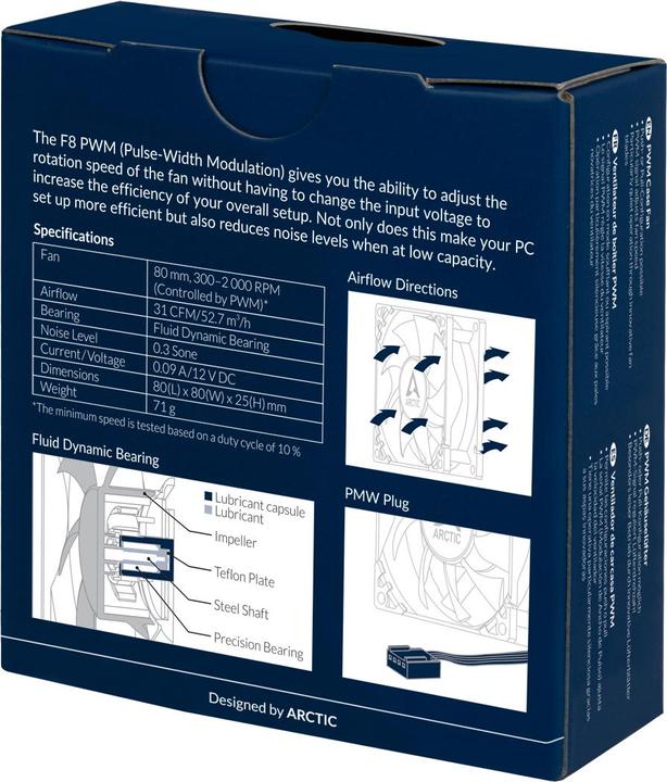 Image du produit Arctic F8 Pwm (80 mm, 1 x)