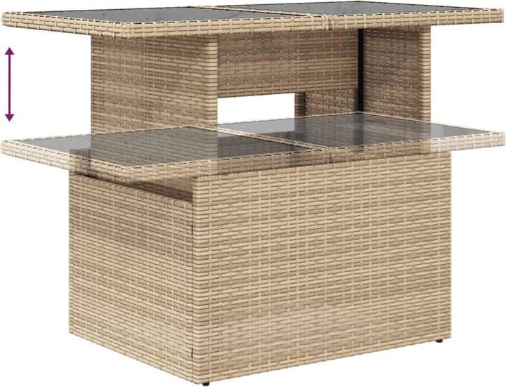Actual product image VidaXL 10-piece garden lounge set with cushions